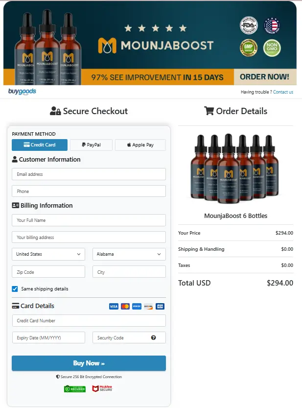 Mounjaboost-Secure-Checkout